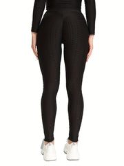 High Waist Honeycomb Peach Butt Leggings for Women