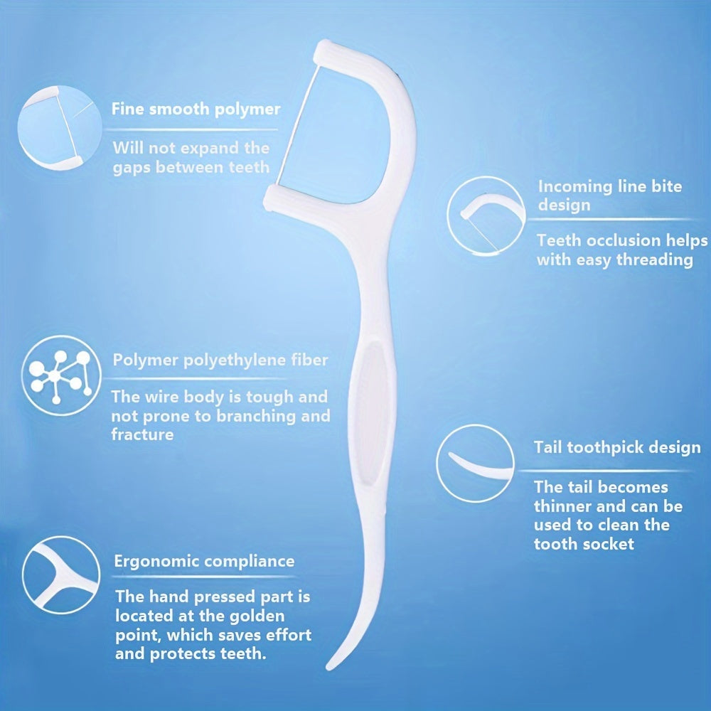 Portable Disposable Dental Floss for Deep Tooth Cleaning & Oral Care