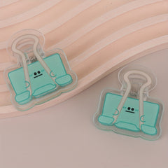 Acrylic Funny Expression Clipboard Long Tail Clip