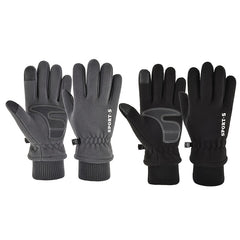 Men's Winter Fleece Touch Screen Cycling Ski Gloves