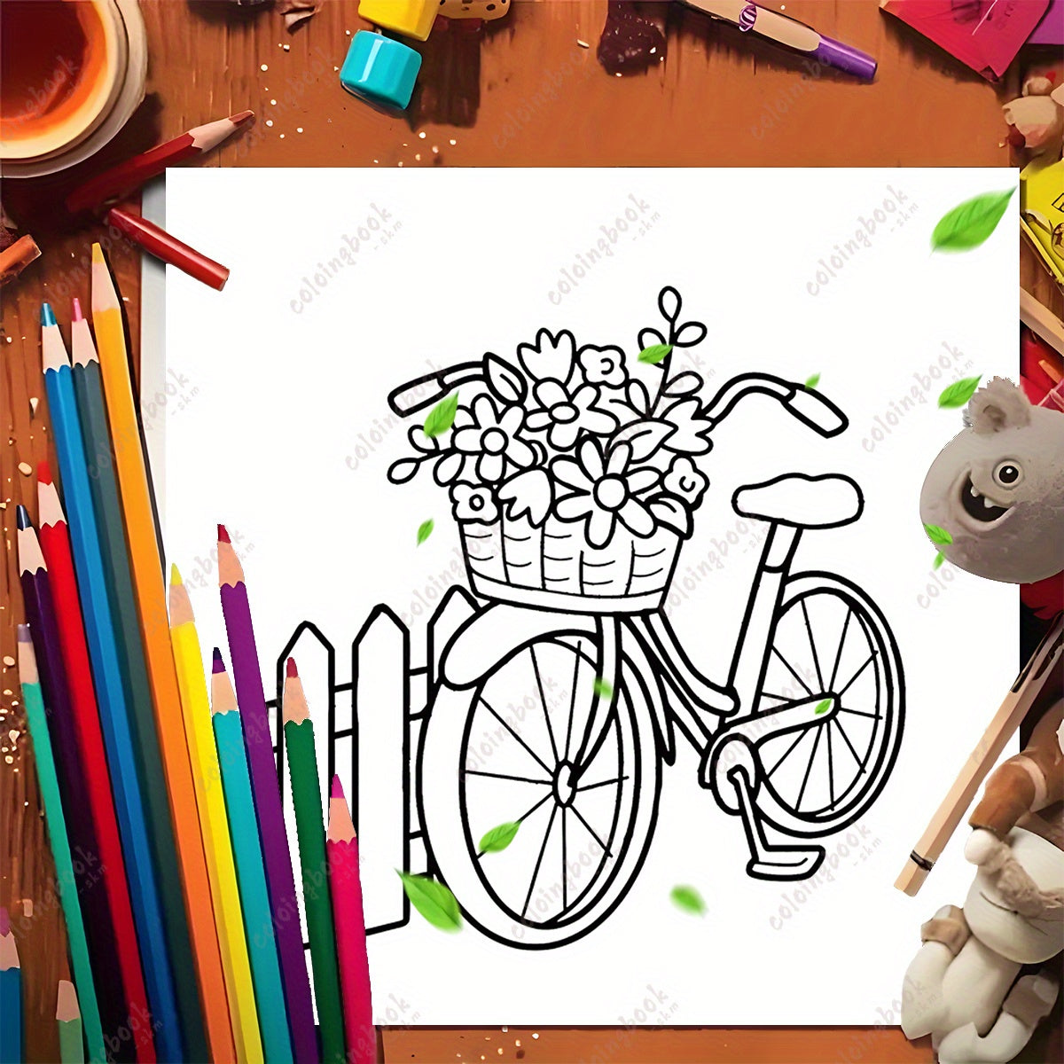 LZX Upgraded Deluxe Thickened Paper Coloring Book - 22 Pages