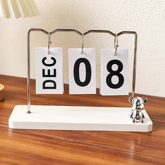 Metal Desktop Desk Calendar Ornament Calendar Home