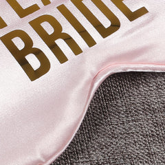 Soft Pink Bridal Sleep Mask for Bridesmaid