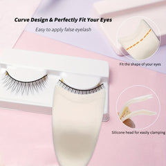 Eyelash Applicator Tool with Silicone Lash Clip