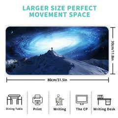 Starry Sky Gaming Mouse Pad Large Mouse Mat Keyboard Stitched Edges