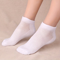 10 20 30 Pairs Unisex Solid Low Cut Socks Women's Stockings