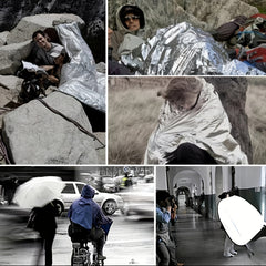 1pc Disposable First Aid Blanket for Outdoor Camping Lifesaving Emergency