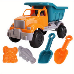 6pc Children's Engineering Vehicle Beach Toy Set Boys Girls Summer Water Play