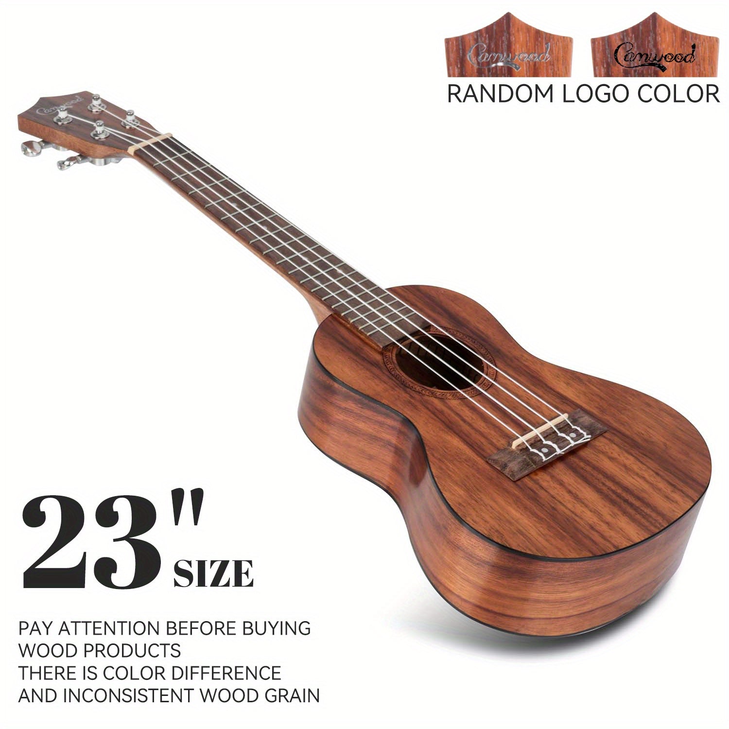 Camwood UKULELE Teak Wood 21 23 66 04 Cm For Beginners