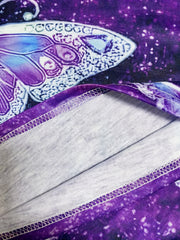  Butterfly Print V Neck Tank Top