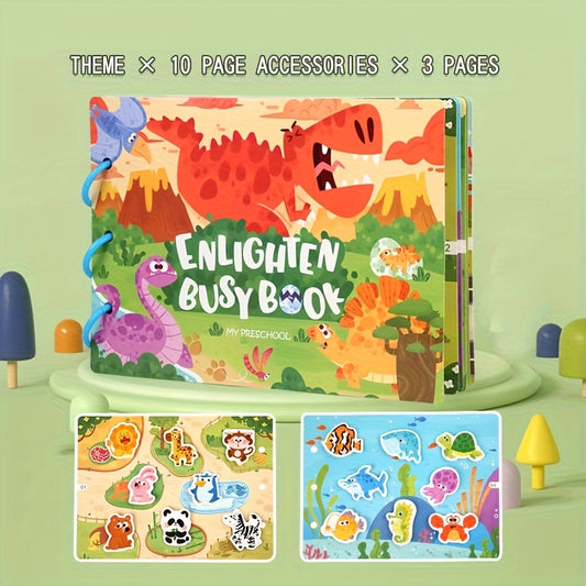 Children's Quiet Book Enlightenment Sticker Busy Book