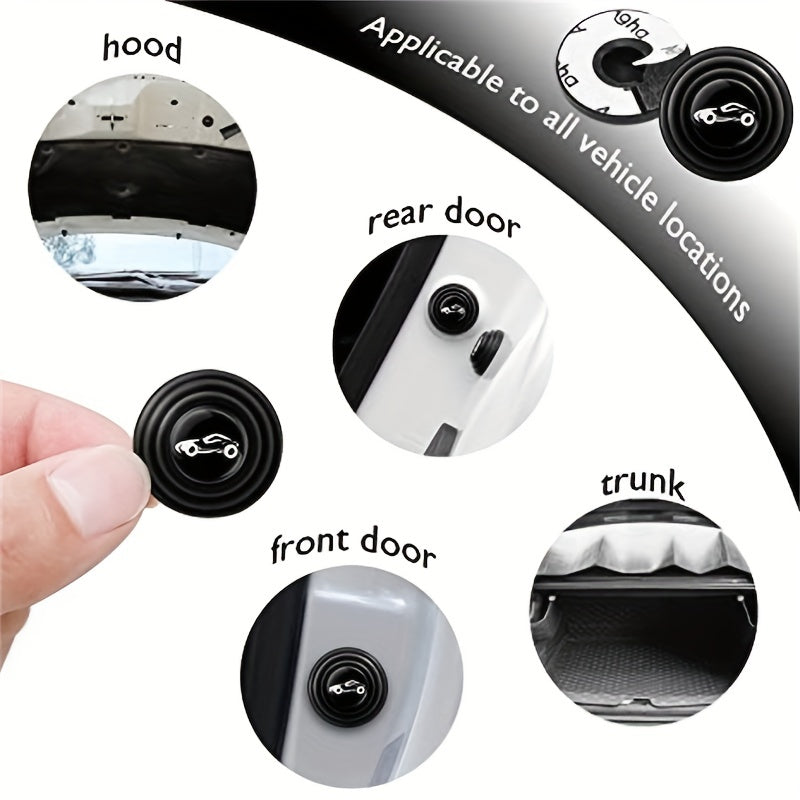 20PCS Car Door Soundproof Stickers Door Edge Guard Bumper Cushion