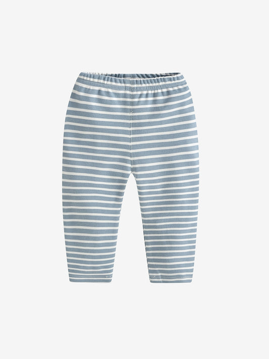 Girls Cotton Striped Pants Elastic Waist Kids Spring Summer Clothes