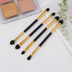 4pcs Double Head Eyeshadow Brushes Sponge Dual Sides Applicator Cosmetic Tool
