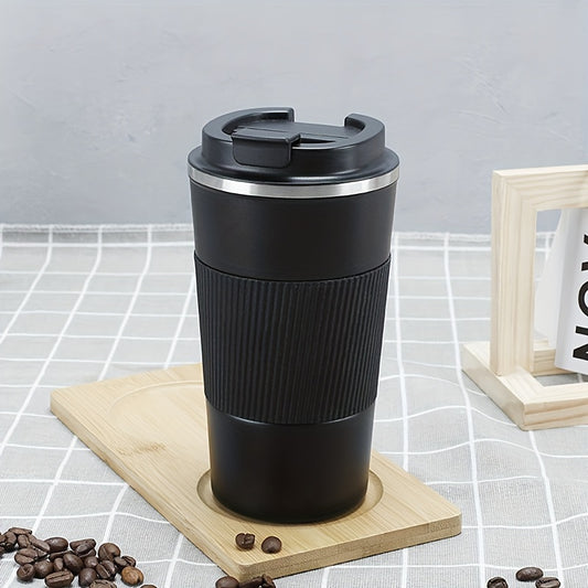 500ml 16.9oz Stainless Steel Travel Coffee Mug Leakproof Vacuum Water Cup