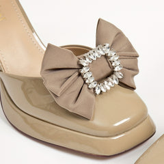 2pcs Bowknot Shoe Clips Detachable Shoe Buckles Wedding Heels Decoration