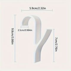 4pcs Storage Rack Clip for Kitchen Bathroom Clothes Towel