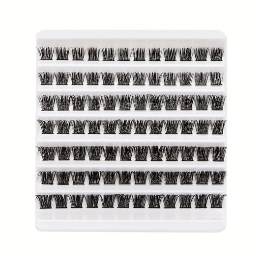 Wispy Lash Extensions 84 Clusters C Curling Individual Lashes Mix Style