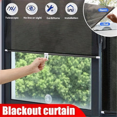 1pc Automatic Roller Blinds for Car Bedrooms Kitchen Office Window