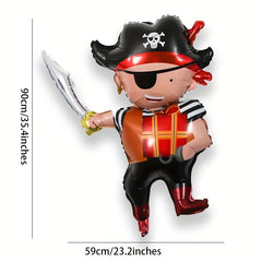 Pirate Balloons Holiday Decorations 3pcs Scene Decoration Balloons