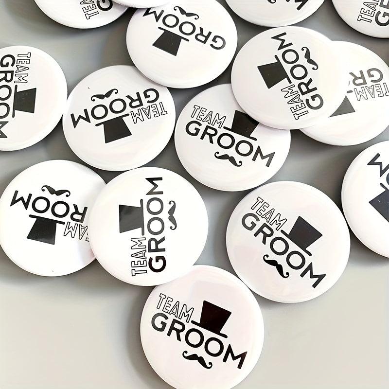 7pcs Dream Groom Badges for Bridesman & Hen Parties