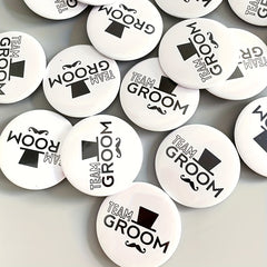 7pcs Dream Groom Badges for Bridesman & Hen Parties