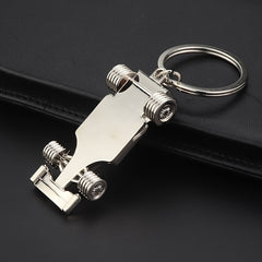 2pcs F1 Car Model Keychain Pendant for Car Keys Backpacks Wallets