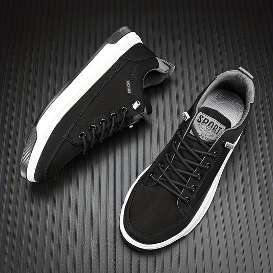 Men's Canvas Lace-up Sneakers Casual Shoes Breathable