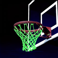 Glow in the Dark Basketball Net for Night Play