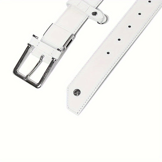 Men's Leather Cowhide Belt Classic Casual Adjustable Belt