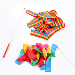 Rainbow Streamer Rhythmic Gymnastics Ribbon Dance Ribbon