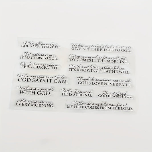 1pc Cute Transparent Stickers for DIY Scrapbooking