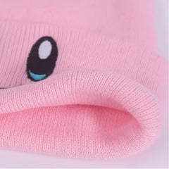1pc Smiling Knitted Beanie Hat for Adults - Couple Winter Cap
