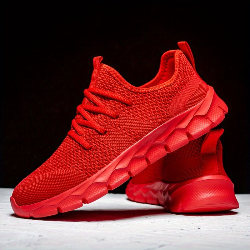 Breathable Woven Girls Running Shoes Lightweight Non Slip Lace Up Outdoor Spring
