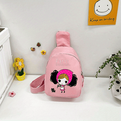 Cute Girl Chest Bag Cartoon Crossbody Bag