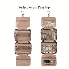 Waterproof Toiletry Bag Travel Organizer with Hanging Hook