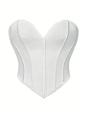 Strapless Corset Bustier Lace Up Body Shaper Women's Lingerie