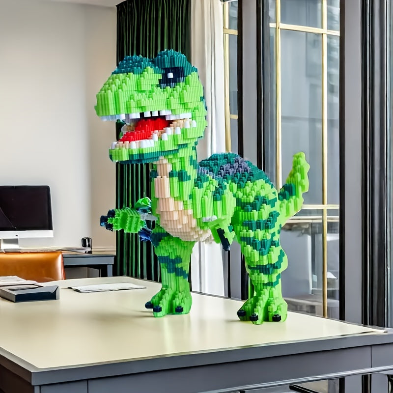 Dinosaur & Animal Building Block Set - Educational 3D Puzzle