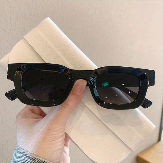 Punk Rectangular Frame Sunglasses Classic Hip Hop Sunshade Eyeglasses