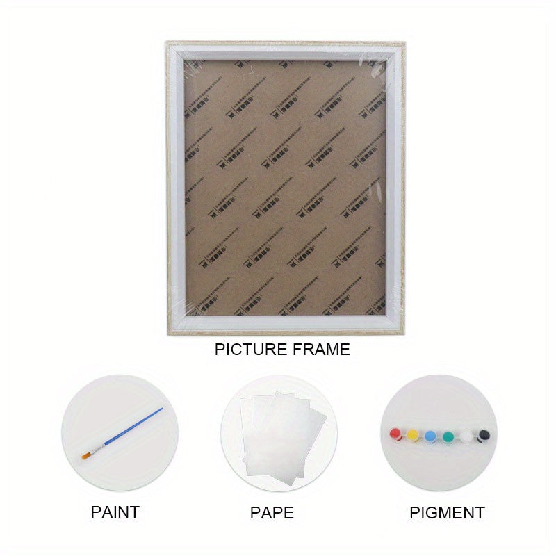 DIY Hand And Foot Print Set With Photo Frame 25 4 Cm Minimalist Picture Frame