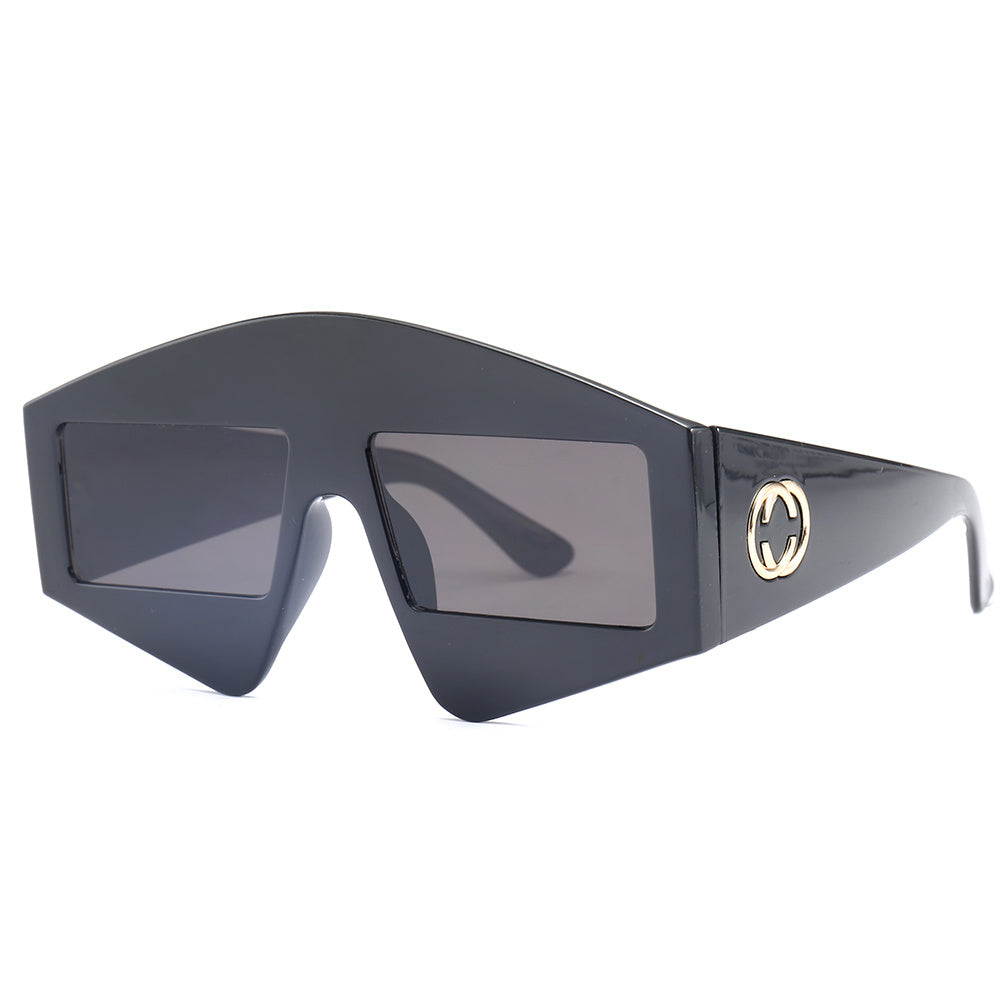 Large Triangle Frame Sunglasses