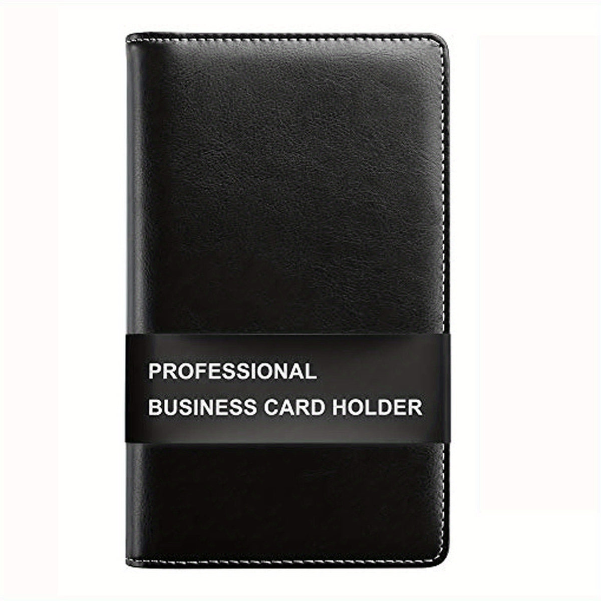 Leather Business Card Holder Book 240 Card Capacity
