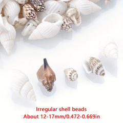 50Pcs Multicolor Conch Shell Beads for Jewelry Making DIY