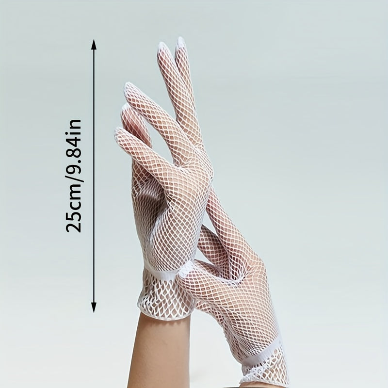 Vintage Lace Gloves Women Wedding Bride Tea Party Gloves