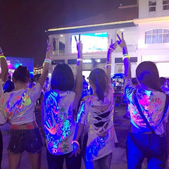 Long Lasting Fluorescent Body Paint for Parties