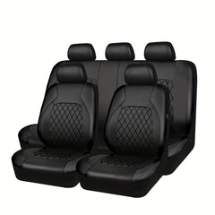 PU Leather Car Seat Cushion Protector Pad Anti Scratch for Sedans SUVs Pickups