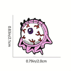 Big Eye Boy One eyed Monster Brooch For Men