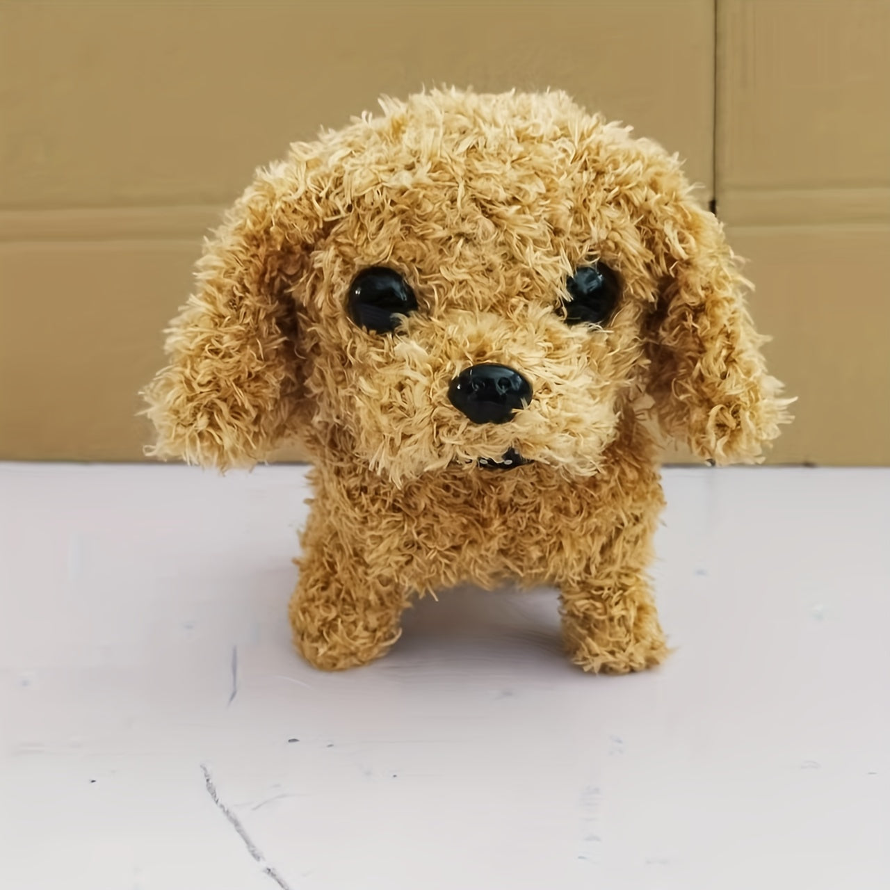 Plush Puppy Dog Electronic Toy Walking Barking Tail Wagging