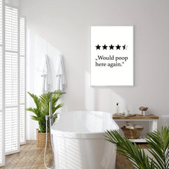 1 Pc Poster Bathroom Decoration High Art Print Wall Pictures