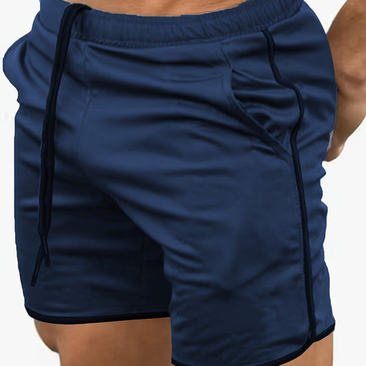 Men's Quick Dry Casual Shorts Stretch Waist Gym Workout Summer Drawstring